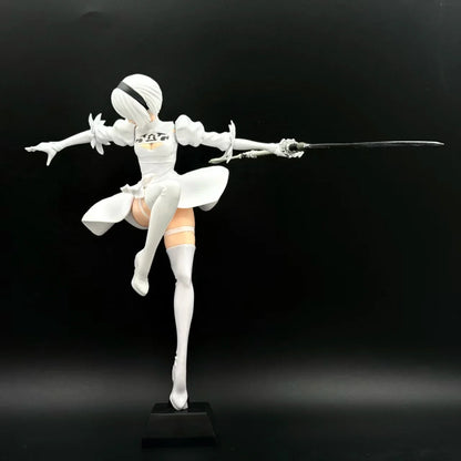 24CM NieR: Automata 2B PVC Action Figure — YoRHa No.2 Lifeform Collectible Doll | Kaine Nier Statue Gift