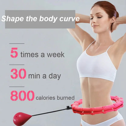 Adjustable Sport Hoops - 32/20/24/28 Inch Detachable Massage Hoops for Thin Waist Exercise, Weight Loss, and Home Gym Training