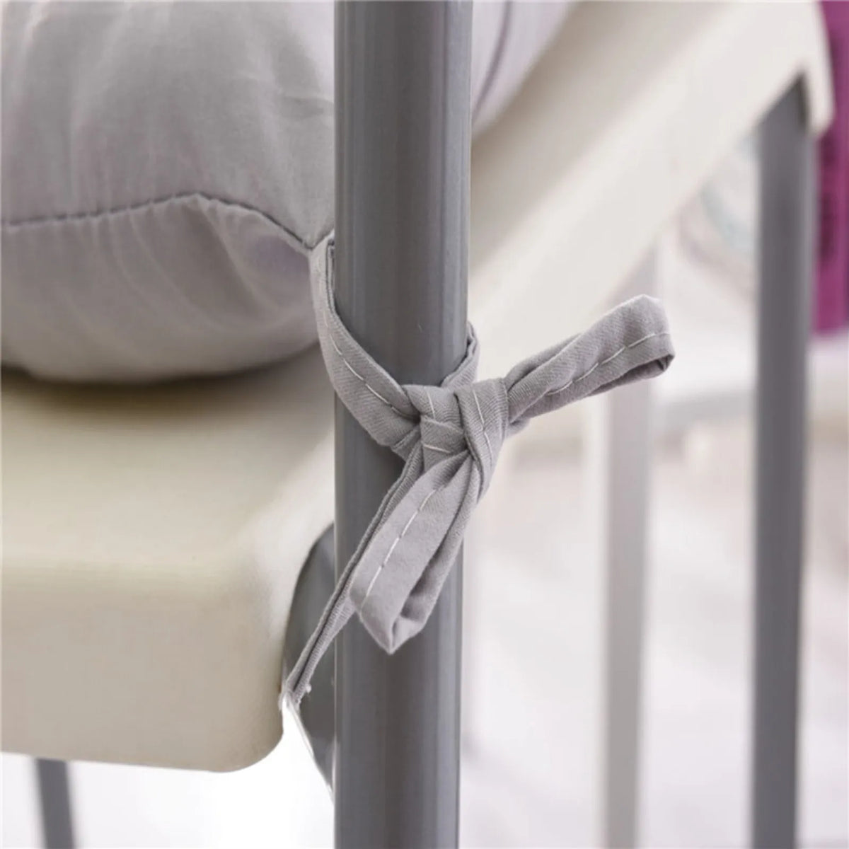 40cm Non-Slip Chair Seat Cushion – Soft Throw Pillow with Fixed Rope, Home & Office Sofa Comfort Cushion Pad