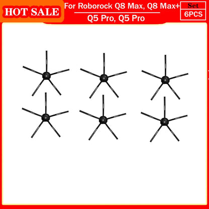 Roborock Q5 Pro & Q8 Max Replacement Parts – Main Brush, Side Brush, HEPA Filter, Mop & Dust Bag Accessories