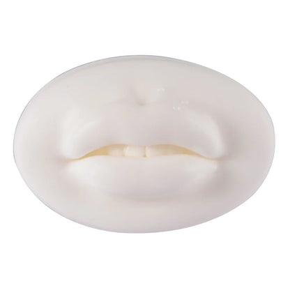 Soft Silicone Ear Nose Mouth Practice Model – Tattoo & Piercing Jewelry Display Stand with Acrylic Earring Holder Kit for Training & Showcase