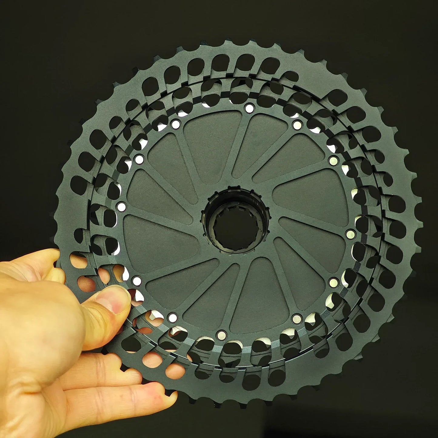 GOLDIX 12-Speed Ultralight MTB Cassette – CNC Sprocket 11-51T/11-46T HG & 10-46T/10-51T XD for Shimano SRAM