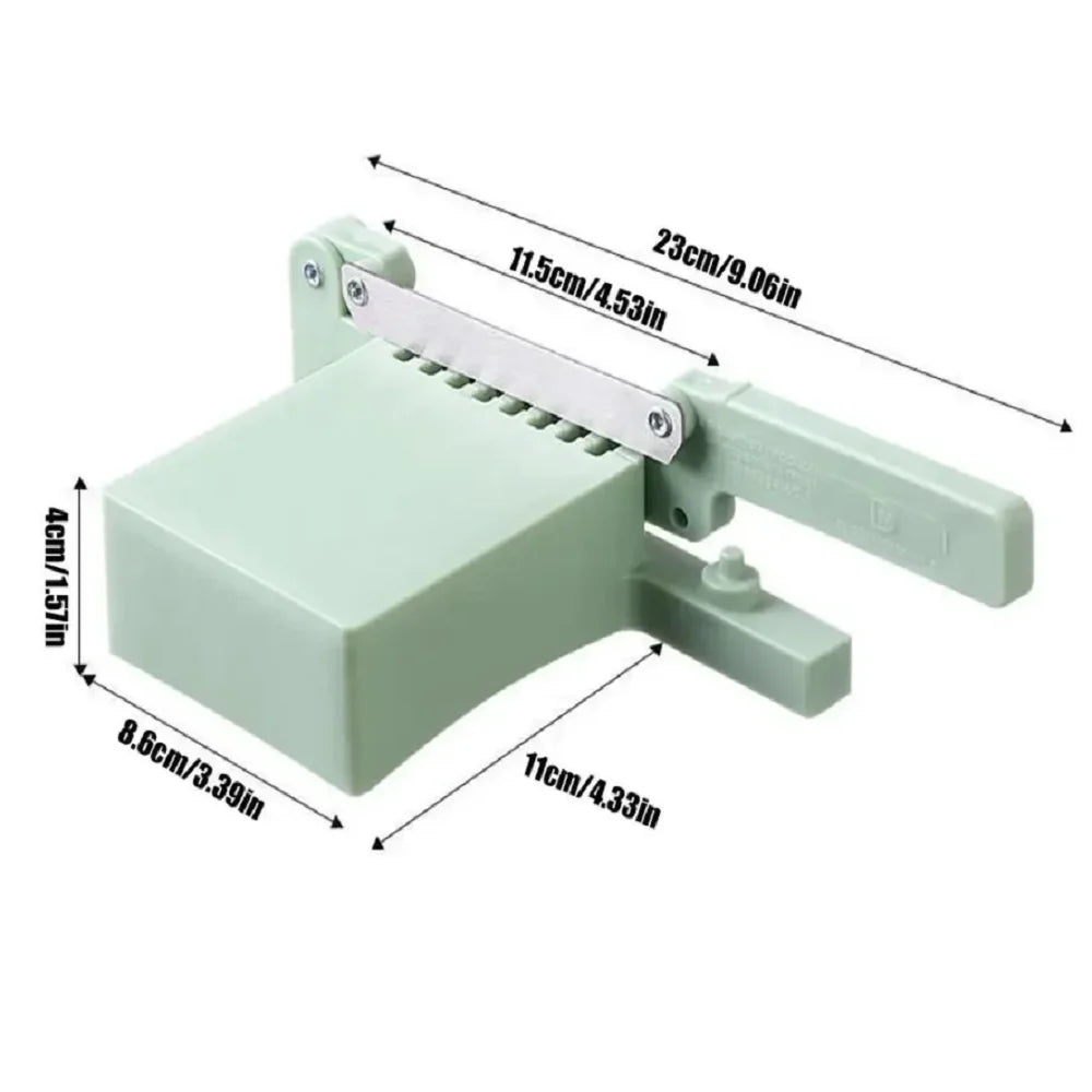 Stainless Steel Rice Cake Slicer - Mini Kitchen Tool for Quick Rice Cake Cutting