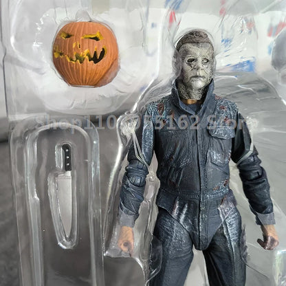 NECA Halloween II Michael Myers Action Figure – Pumpkin Kill Horror Collectible Toy