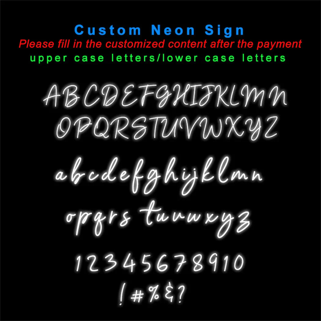 Custom Neon LED Name Light — Personalized Kids & Teenage Wall Sign for Bedroom Decor Gift