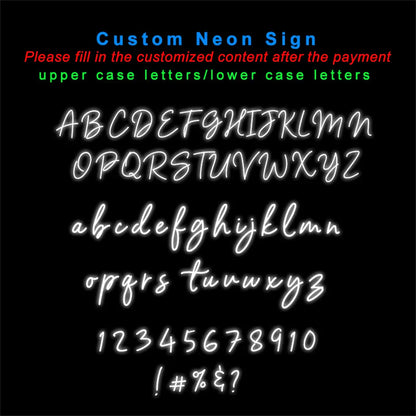 Custom Neon LED Name Light — Personalized Kids & Teenage Wall Sign for Bedroom Decor Gift