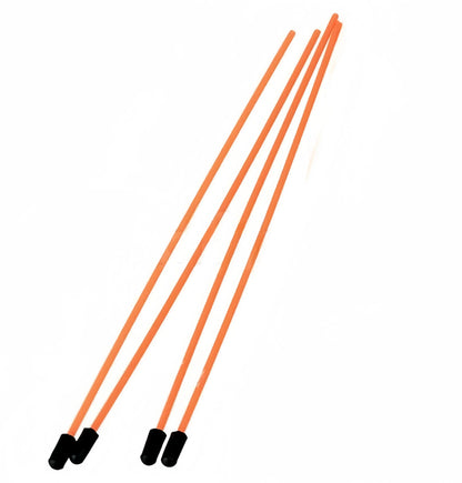 4PCS RC Antenna Protection Tubes — 380mm Plastic Pipe with Caps for 1/5, 1/8, 1/10, 1/14 RC Receivers & Crawler Cars