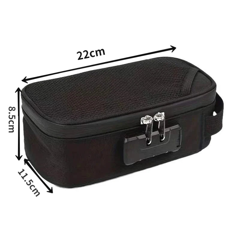 Large-Capacity Smell Proof Bag with Lock — Activated Carbon Deodorizer Portable Pipe Storage Bag