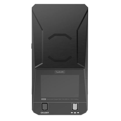 ToolkitRC Q6AC Charger — AC 400W/DC 1000W 4CH with USB A/Type-C, LiPo 1-6S, NiMH 1-16S, PB 1-10S, IPS Display