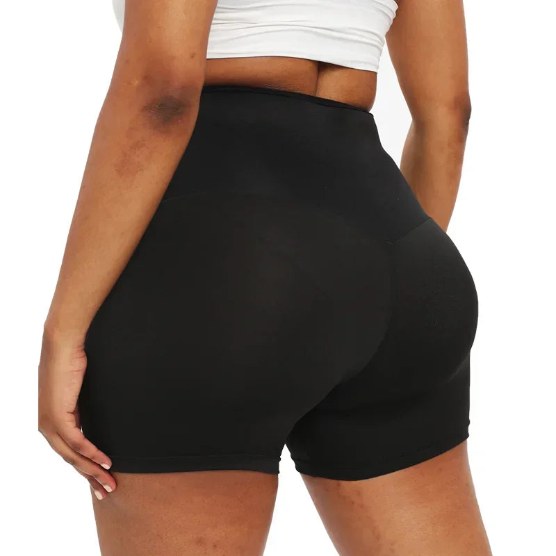 Women Sauna Sweat Pants Body Shaper Shorts – Slimming Waist Trainer Tummy Control Leggings for Weight Loss & Gym