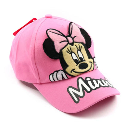 Disney Minnie Mouse Baby Hat – Embroidered Cotton Baseball Cap for Kids Boys & Girls, Sun Protection Outdoor Cap