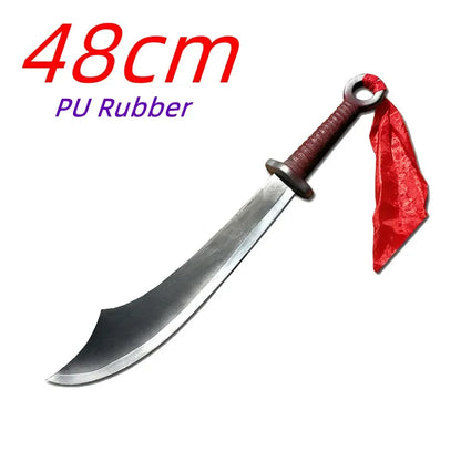 Halloween Cosplay Knife Prop - PU Safety Short Knife Replica for Role Playing & Costume Events