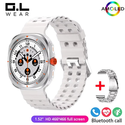 G.L Wear 2025 Men’s Smartwatch – Heart Rate, Fitness Tracking, Bluetooth Calling & Pedometer