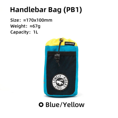 C-HOLD Bike Handlebar Stem Bag — Insulated Water Bottle & Snack Storage Pouch for Touring, Commuting, Bikepacking