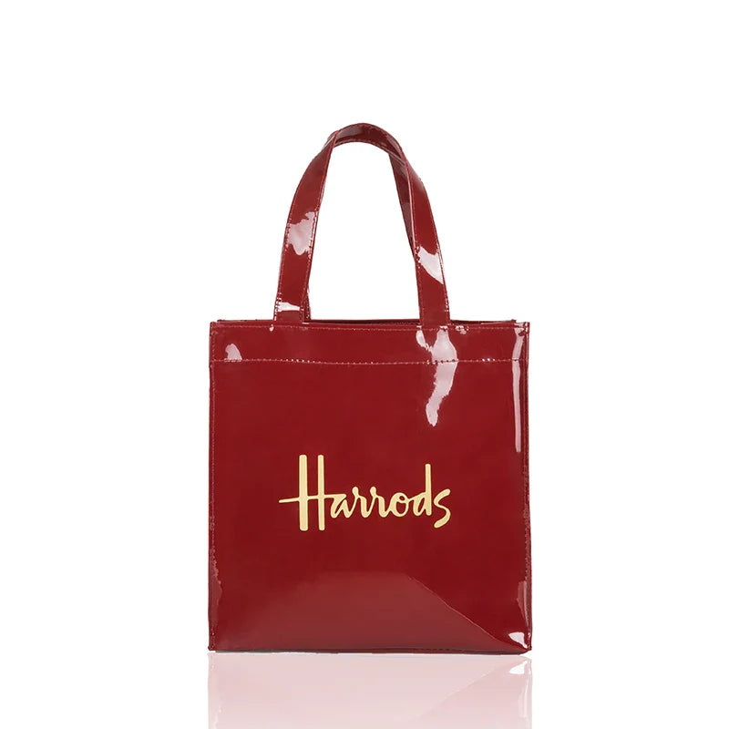 Simple Stylish PVC Reusable Shopping Bag – Luxury Eco-Friendly Waterproof Tote for Summer Beach