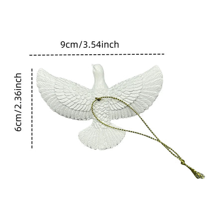 Friendship Doves Resin Ornament – Home Alone 2 Inspired Christmas Tree Decoration, Perfect Gift