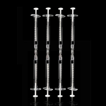 Transparent PP Luer Thread Double-Way Syringe Connector – Durable Sterile Medical Adapter