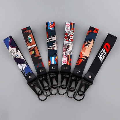Anime Eagle Beak Keychain – Cool Short Lanyard for Phone, Badge Holder & USB Pendant