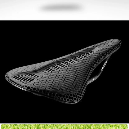 RYET Ultra Full Carbon 3D Printed Bike Saddle — 145mm Lightweight MTB Seat with High Modulus Carbon Fiber Base