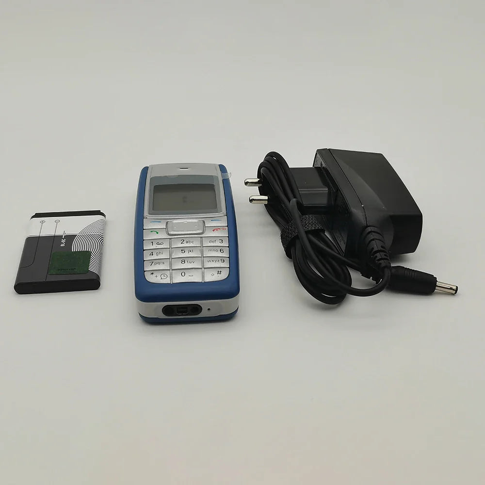 Original Unlocked Nokia 1110 Mobile Phone – Loudspeaker, Multi-Language Keyboard (Russian, Arabic, Hebrew, English), Made in Finland