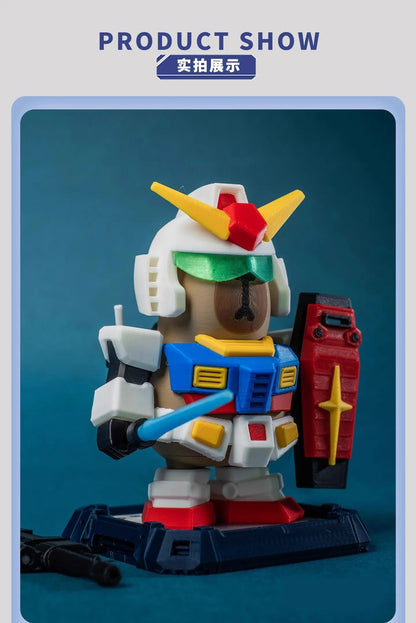 Cartoon Capibara Magnetic Mecha Armor Doll – Handmade Collectible Action Figure Toy, Creative Game Decoration