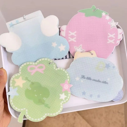 Strawberry K-Pop Photocard Holder Keychain - 3-Inch Idol Fan Bag Decoration Pendant