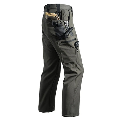Men’s Fleece Softshell Cargo Pants M–5XL – Winter Outdoor Hiking, Fishing, Climbing & Camping Tactical Trousers
