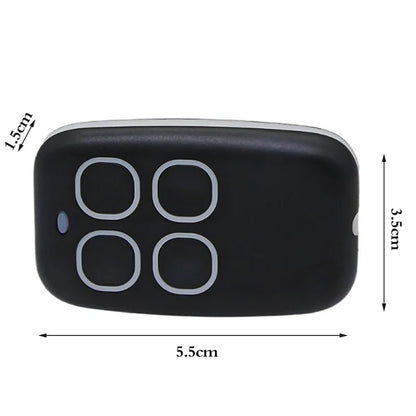Multifrequency Garage Door Remote Control – 4 Channel Keychain Duplicator for 868, 433, 315, 330, 390 MHz Gates