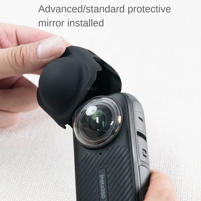 Lens Cap for Insta360 X4 – Silicone Anti-Dust & Anti-Scratch Protector Cover for Insta360 X4 Camera Accessories
