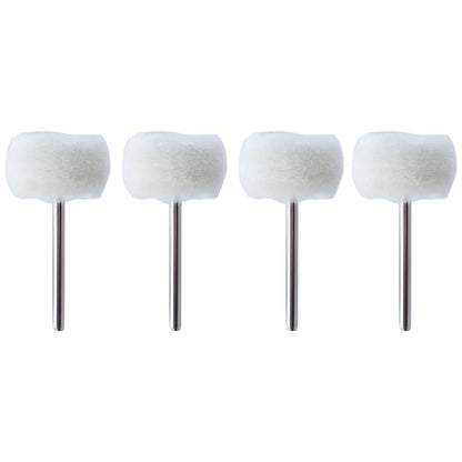 1-10pcs Mini 3mm Felt Polishing Brush – Sanding & Grinding Heads for Dremel Rotary Tool Jade Buffing