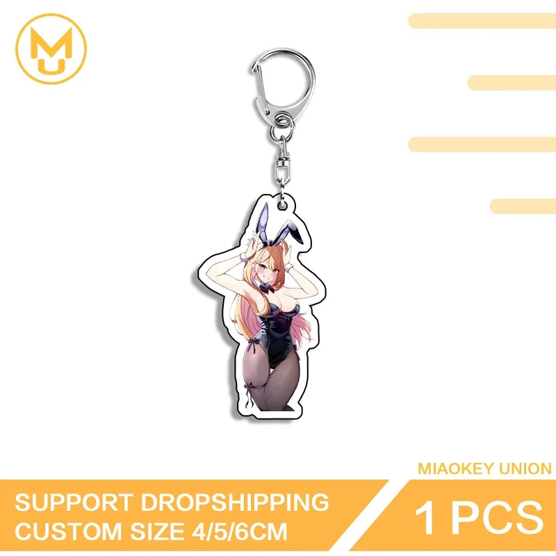 Kitagawa Marin Acrylic Keychain - Double-Sided Transparent Anime Character Jewelry