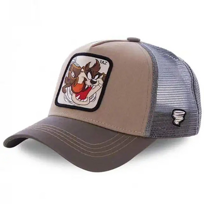 Anime Cartoon Baseball Cap – High Quality Cotton Snapback Hat for Kids, Men & Women, Hip Hop Dad Mesh Trucker Cap
