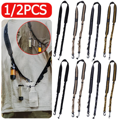 Adjustable Camping Shoulder Straps – Durable Webbing Loop Carry System for Hiking, Outdoor Gear & Travel