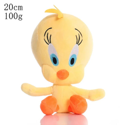 20cm Looney Tunes Plush Toy — Bugs Bunny, Tweety, Daffy Cartoon Stuffed Animal Doll for Kids Gift