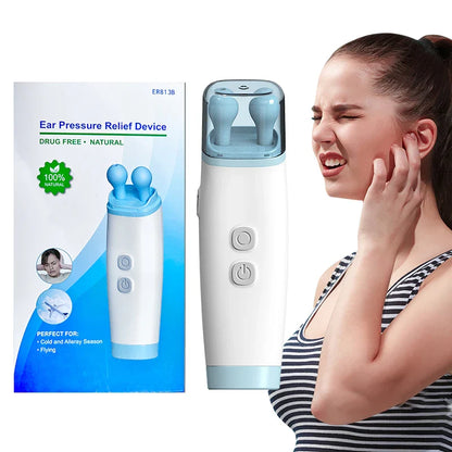 Electric Tinnitus Relief Device – Ear Pressure Expander for Ringing, Pain, Dizziness, and Hearing Improvement