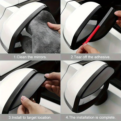 Silicone Car Side Mirror Rain Covers – Compact, Practical Windshield Protection for Rainy Days