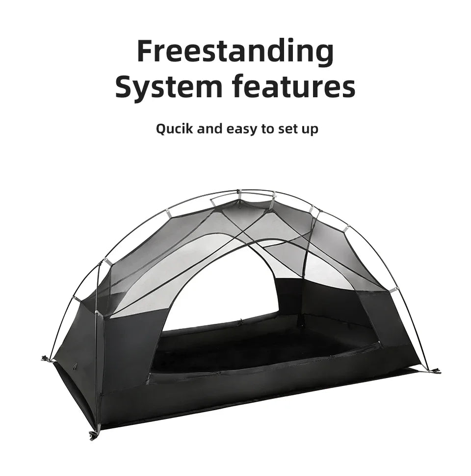 PACOONE Ultralight 20D Nylon Camping Tent – Portable Waterproof Backpacking, Cycling, Hiking, Travel & Beach Tent