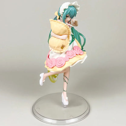 20CM Anime Hatsune Miku x Cinnamoroll Figure – Collectible Decorative Model, Kawaii Gift for Kids