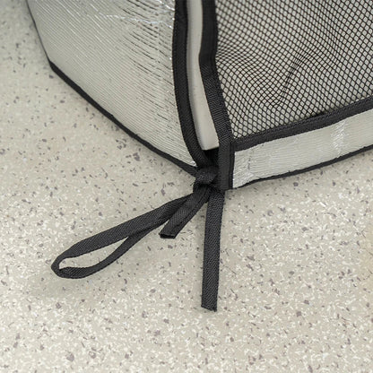 Portable Aluminum Foil Air Conditioner Cover - Multiple Size Options for Household Use - Dust, Sun, and Waterproof Protection