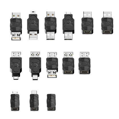 DXAB USB 2.0 Adapter – Micro & Mini Male to Female Converter Connector Changer