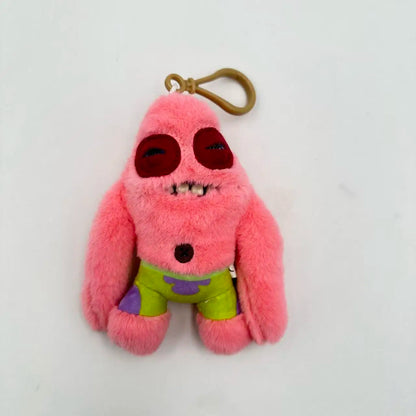 Fuggler Funny Ugly Monster Plush Keychain – 12cm Kawaii Rabbit Stuffed Toy Pendant, Cute Gift for Kids