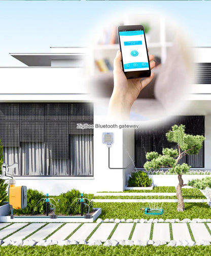 Rain Seer Tuya Zigbee Garden Watering Timer – WiFi Irrigation System with Mobile Remote Control