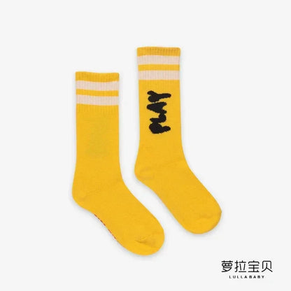 Baby & Toddler Knee High Cartoon Socks – Soft Non-Slip Floor Tube Socks for Newborns to 1–9 Years