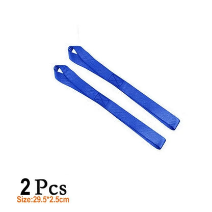 Soft Loop Tie-Down Straps — Multipurpose Securing Straps for ATV, Motorcycles, Scooters, Dirt Bikes & Luggage