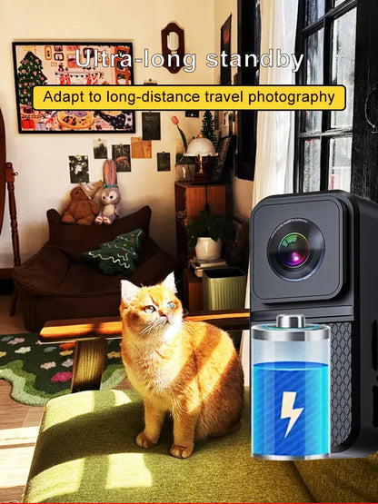 BORME HD 1080P Pet Camera – Wireless Collar Camera for Dogs and Cats, No WiFi Needed, Video Recording, Perfect Birthday Gift