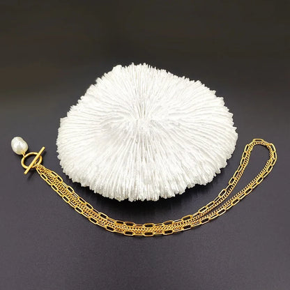Women's Elegant Pearl Pendant Necklace - Fashion White Imitation Pearl Choker for Weddings & Special Occasions