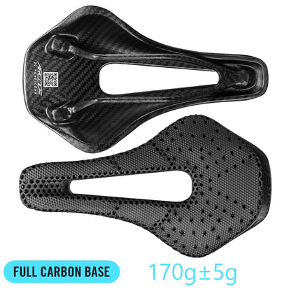 2024 RYET 3D Printed Carbon Bike Saddle — Ultralight Hollow MTB & Road Racing Cycling Seat Cushion