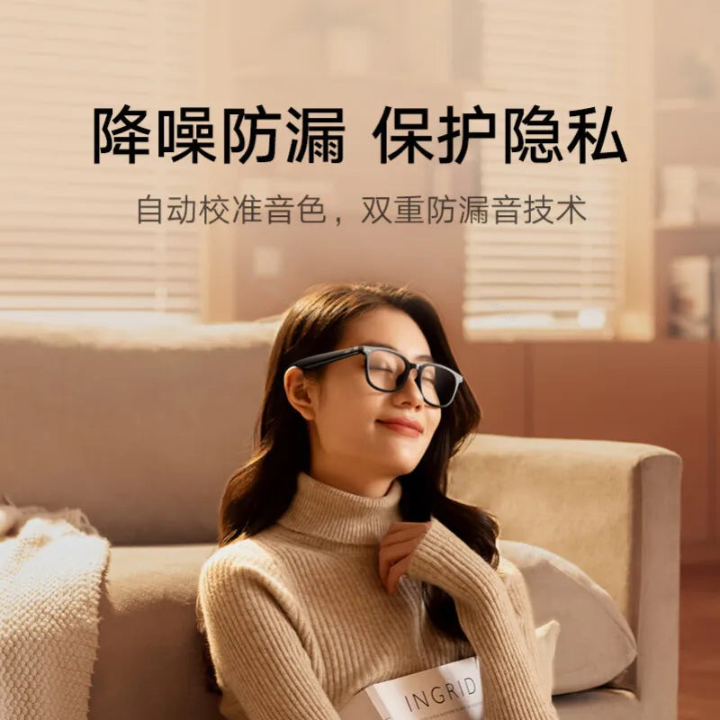 Xiaomi Mijia Smart Audio Glasses Lite Joyful Edition — Bluetooth 5.2 Headset with Noise Reduction, Ultra-Long Standby & Detachable Design