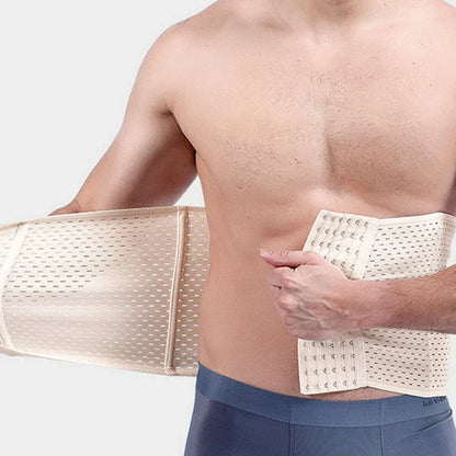 Men’s Slimming Body Shaper Waist Trainer – Trimmer Belt Corset for Abdomen, Belly & Tummy Control, Fitness Compression Shapewear