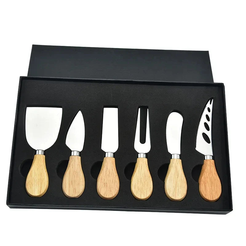 Leeseph Cheese Knives Set – Stainless Steel Cutlery for Charcuterie Boards, Kitchen Gadgets Collection